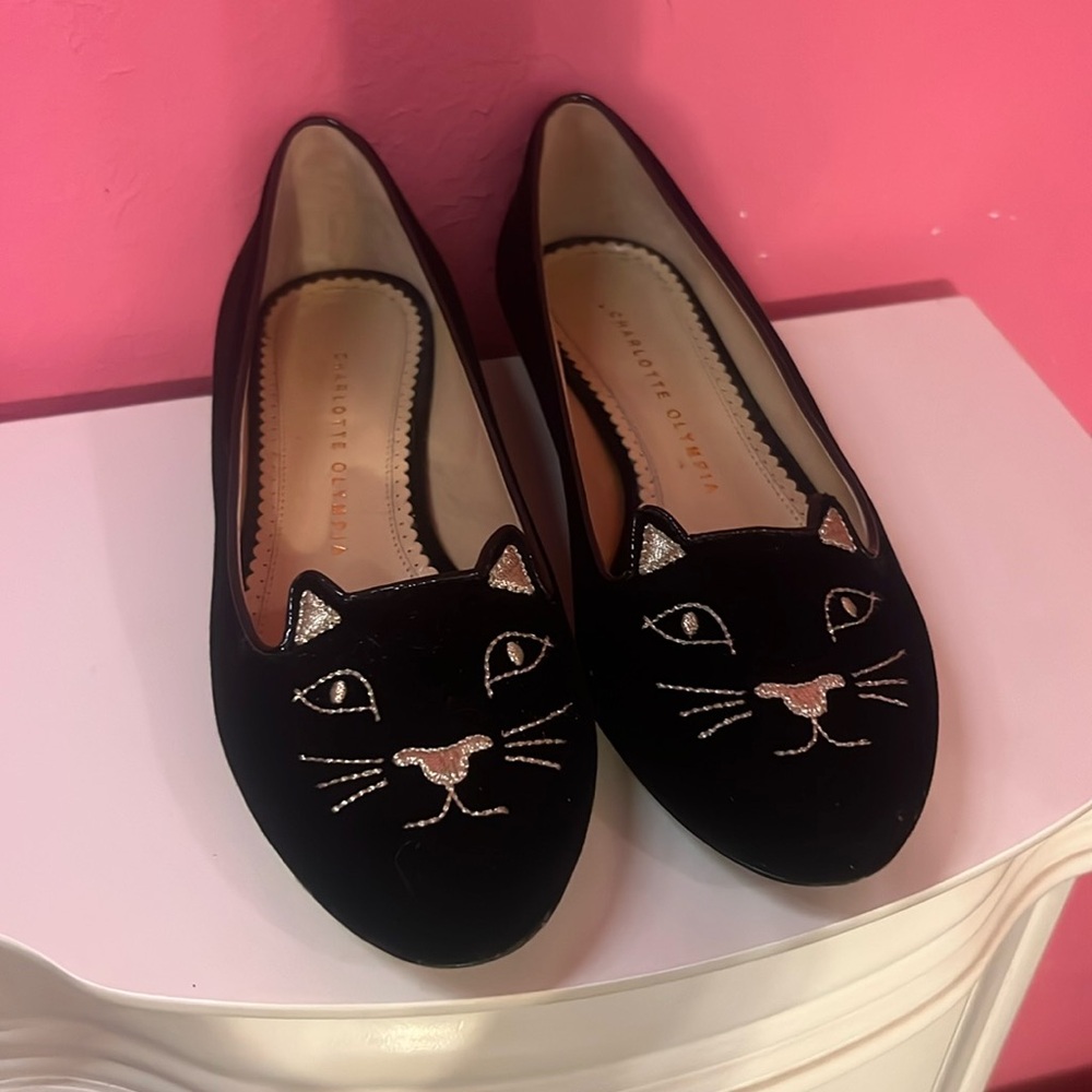 Charlotte Olympia Cat Flats